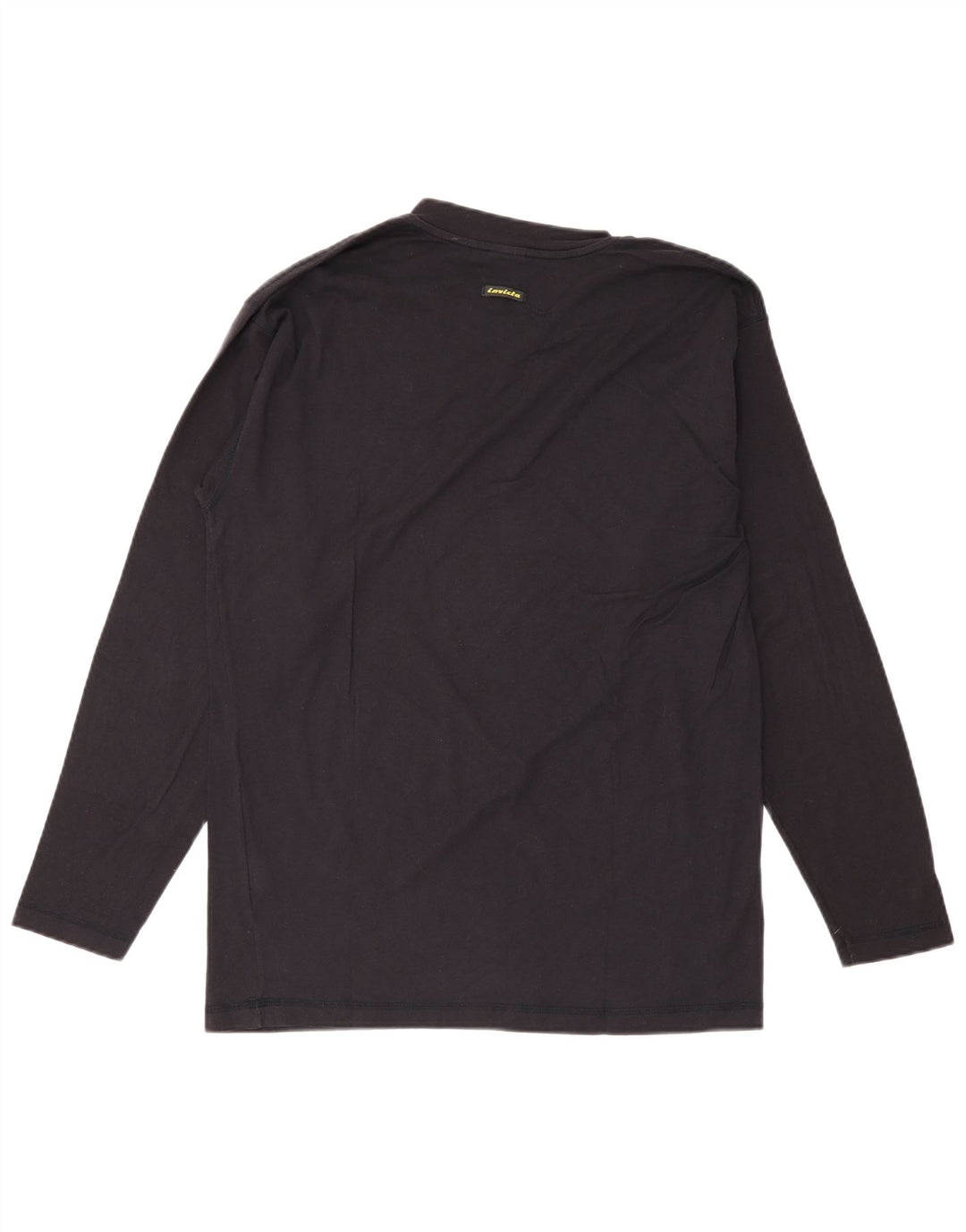 Invicta Herren-Top, langärmelig, groß, marineblau, Baumwolle