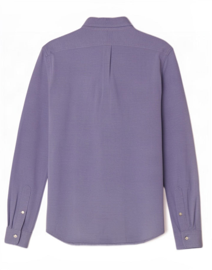 Ralph Lauren Herren-Hemd, klein, aus blauer Baumwolle