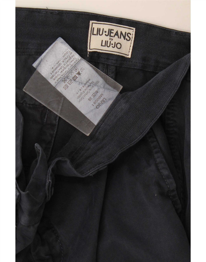 Liu Jo Herren-Chinohose, normal, W36, L31, Marineblau, Baumwolle
