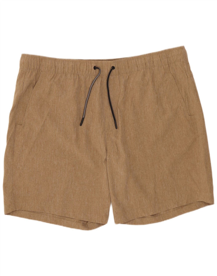 EDDIE BAUER Herren Freizeitshorts 2XL W42 Beige Polyester