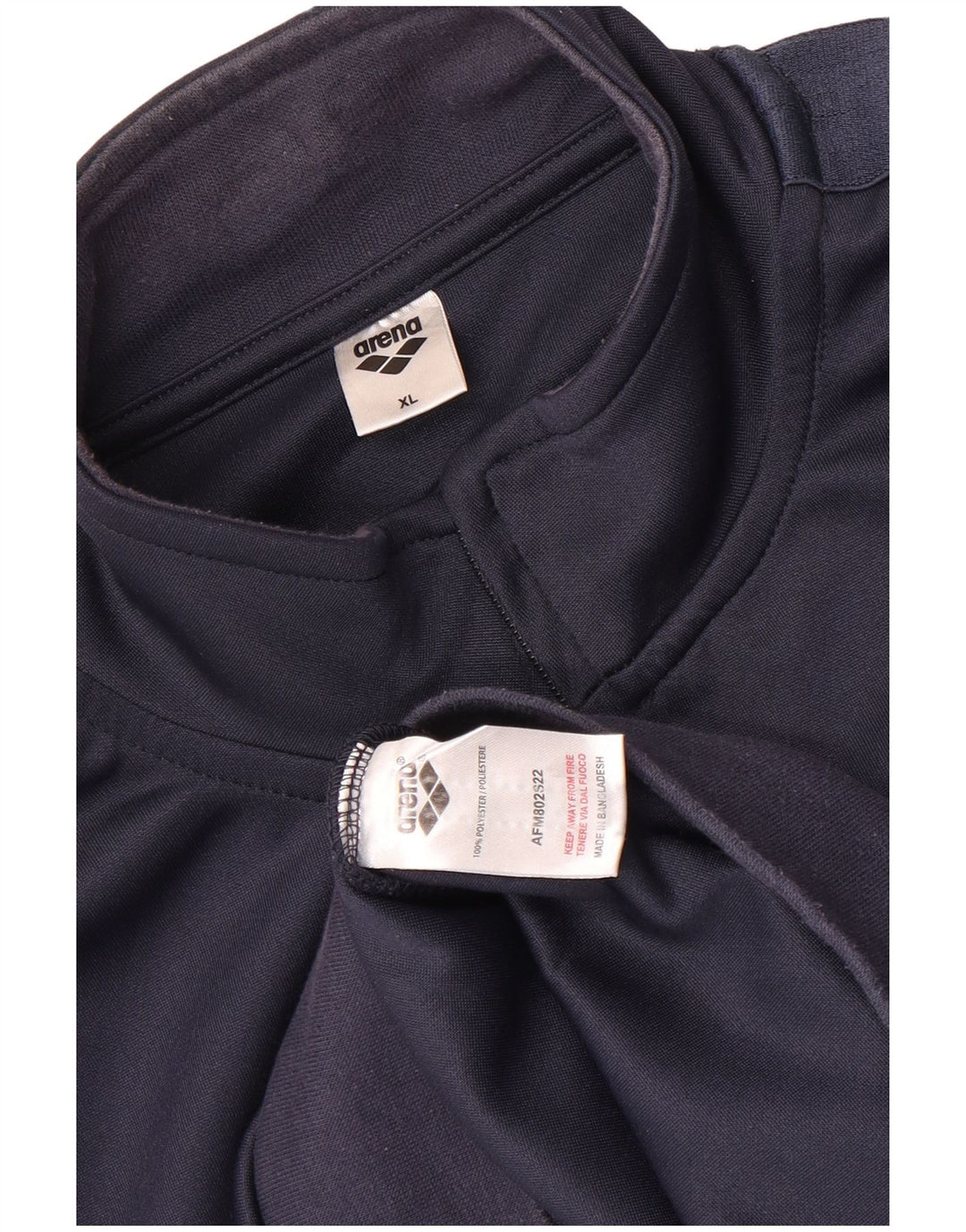Arena Herren-Trainingsanzug-Oberteil, Jacke, XL, Marineblau, Polyester