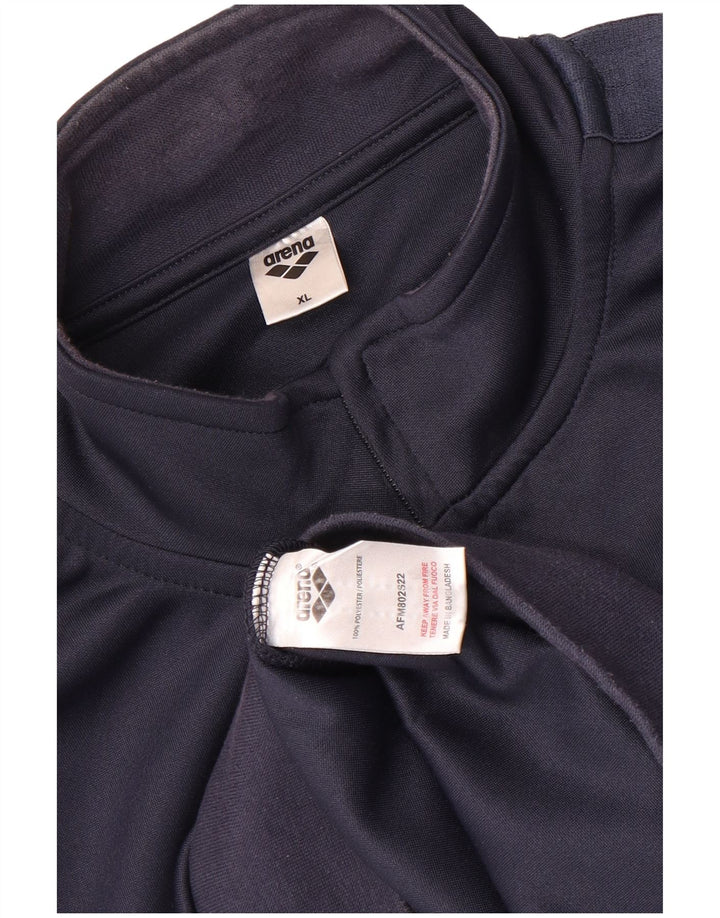 Arena Herren-Trainingsanzug-Oberteil, Jacke, XL, Marineblau, Polyester