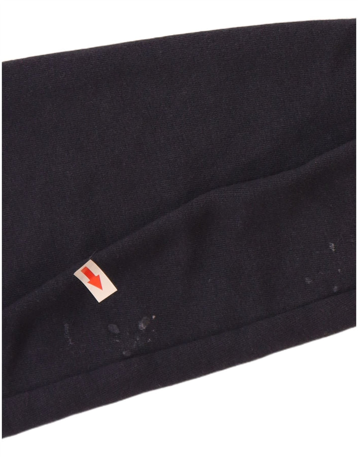 Ellesse Herren-Sweatshirt mit Grafik, mittlere marineblaue Baumwolle