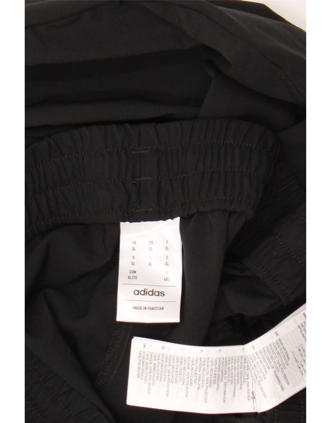 Adidas Herren Trainingshose XL Schwarz Polyester
