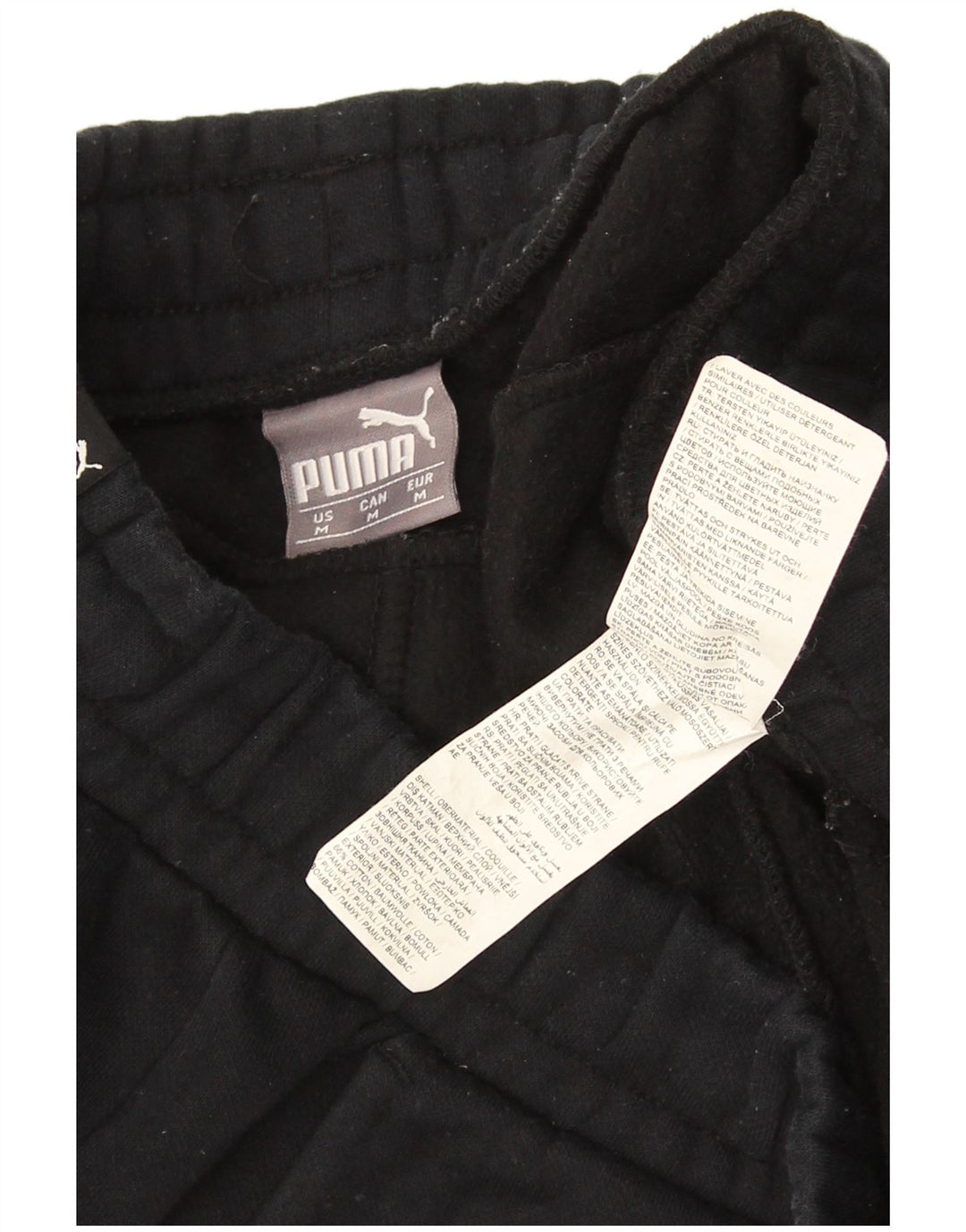 Puma Herren-Trainingshose, Jogginghose, mittelschwarz, Baumwolle