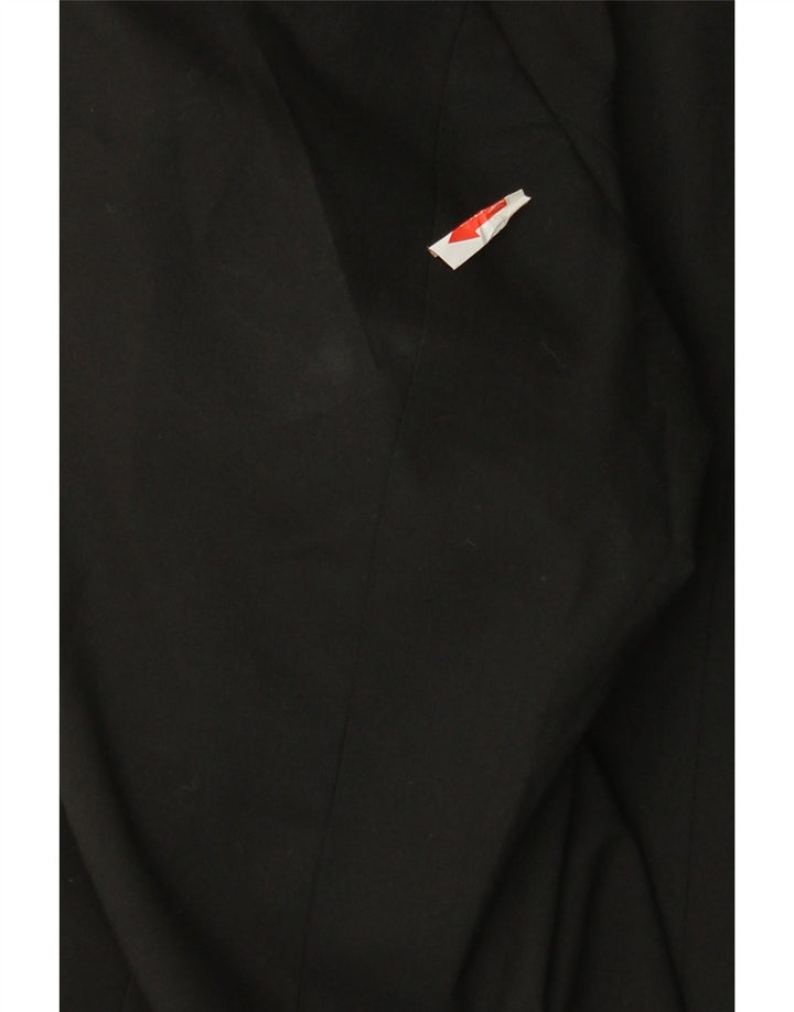 Zara Herren 2-Knopf-Blazerjacke UK 40Groß Schwarz