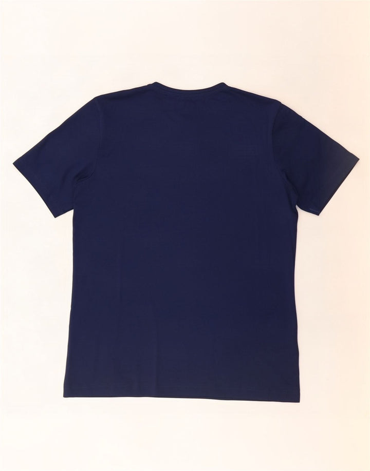 Adidas Herren Aeroready T-Shirt Top Large Marineblau Colourblock Polyester