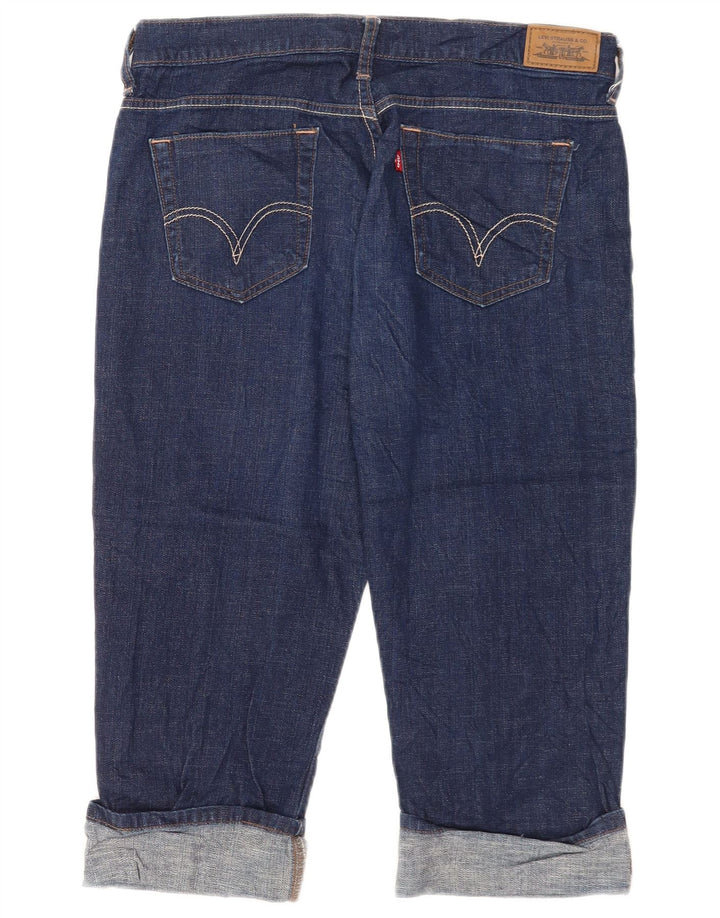 Levi's Damen 515 Capri Jeans US 10 Large W32 L19 Blaue Baumwolle