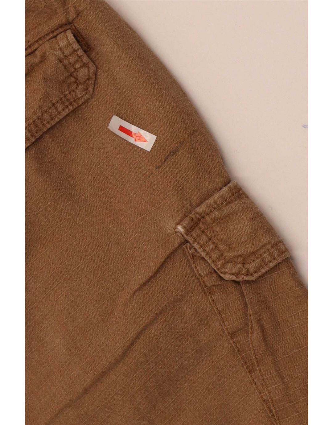 Abercrombie & Fitch Herren Cargoshorts Medium W32 Braunes Leinen
