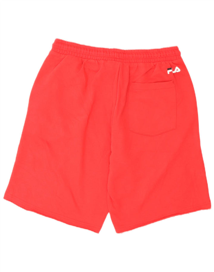 Fila Herren Graphic Sport Shorts Mittelrote Baumwolle