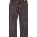 Lee Herren Brooklyn Straight Jeans W36 L36 Schwarze Baumwolle