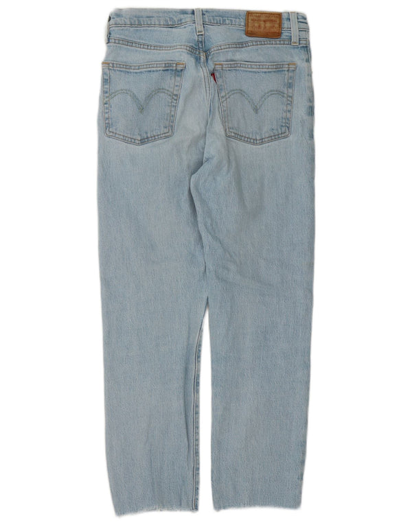 Levi's Damen Straight Jeans W27 L26 Blaue Baumwolle