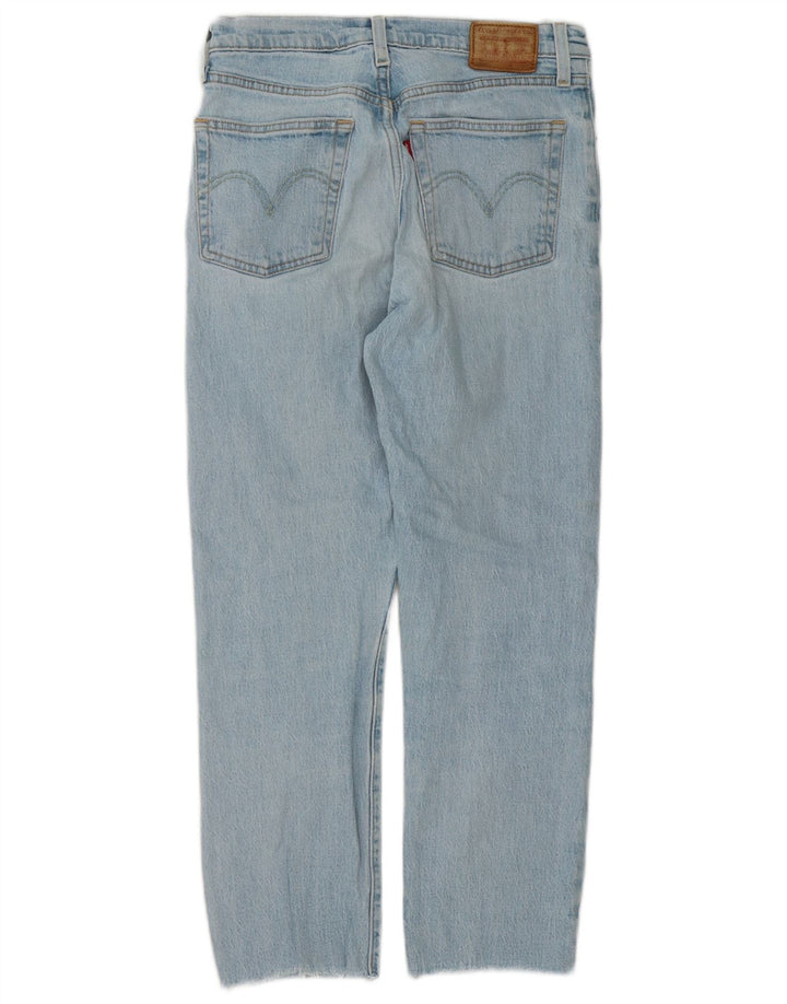 Levi's Damen Straight Jeans W27 L26 Blaue Baumwolle