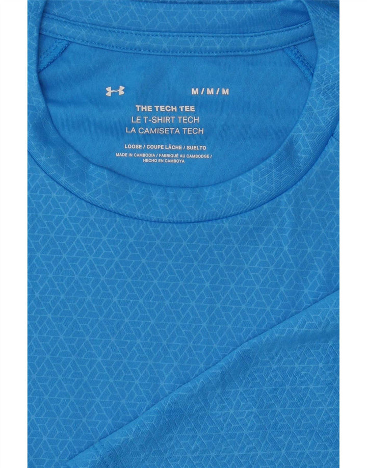 Under Armour Herren T-Shirt Top Mittelblau Geometrisch