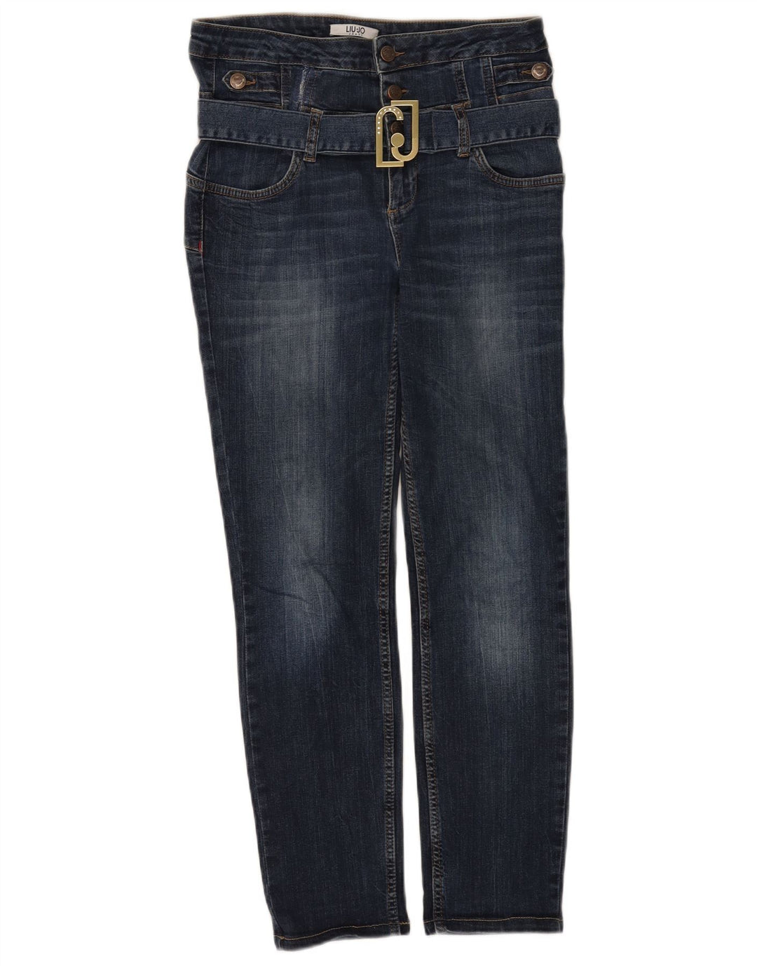 Liu Jo Damen Slim Jeans W30 L27 Blau