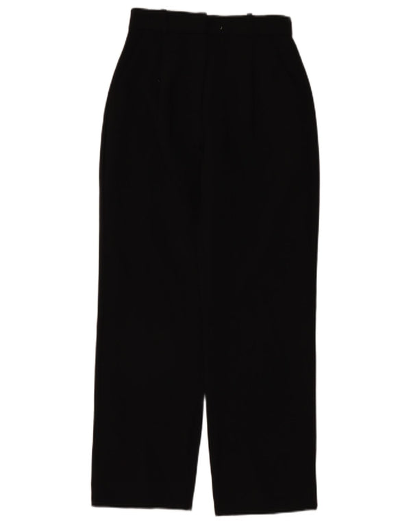 Abercrombie & Fitch Damen Freizeithose mit hoher Taille US 00 2XS W24 L28 Bla