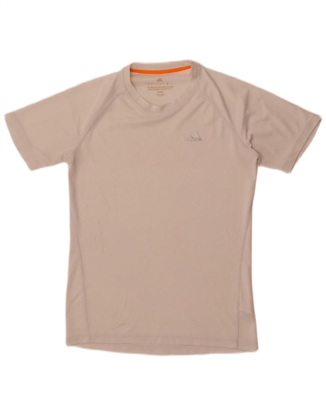 Adidas Herren Climalite T-Shirt Top Small Weiß Polyester