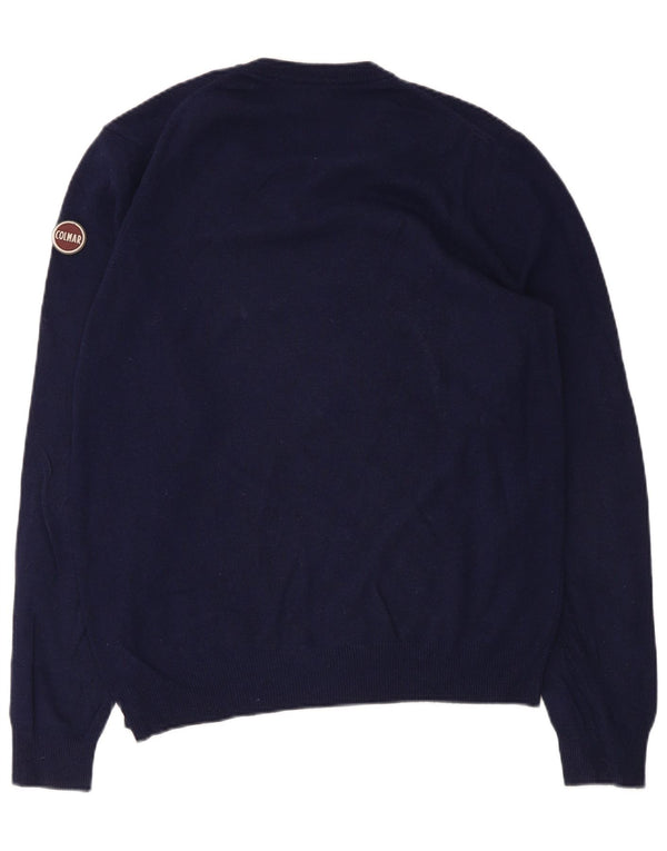 Colmar Damen-Pullover mit V-Ausschnitt, Gr. 16, Marineblau