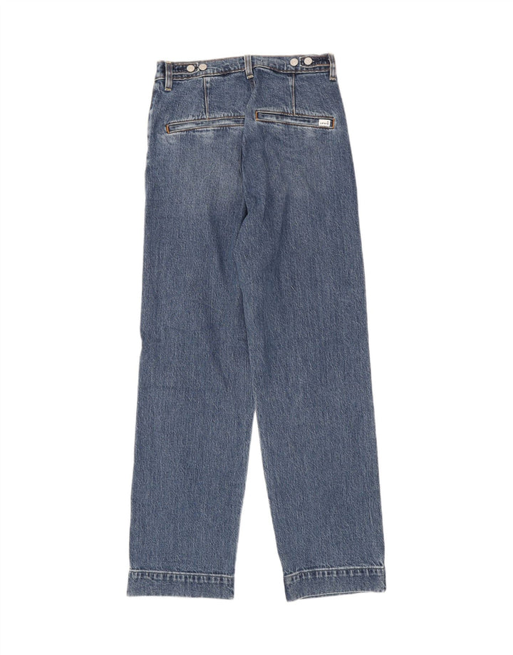 Levi's Damen Ribcage Straight Jeans W26 L29 Blaue Baumwolle