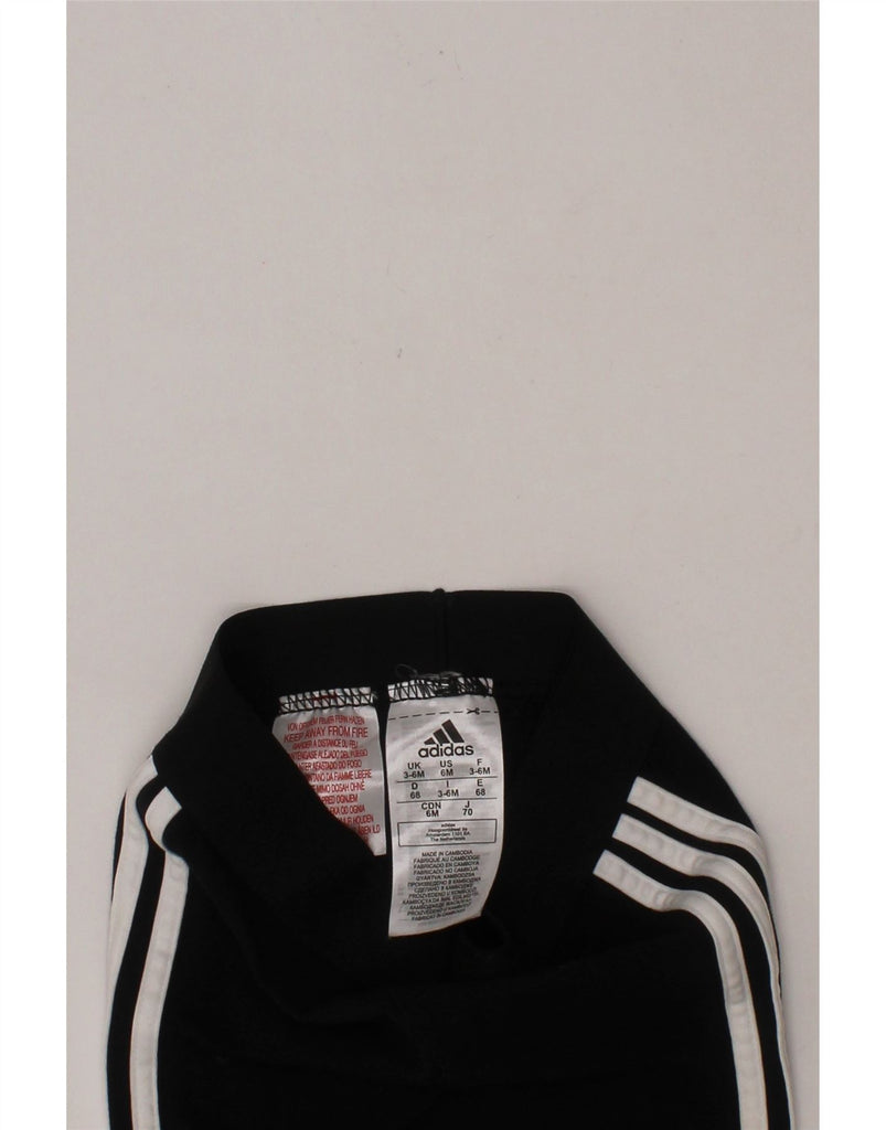 ADIDAS Baby Boys Tracksuit Trousers 3-6 Months  Black Cotton Vintage Adidas and Second-Hand Adidas from Messina Hembry 