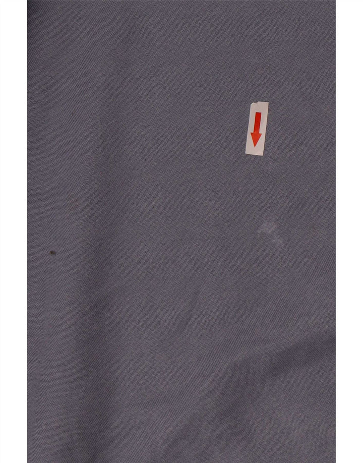 Zara Damen Übergroßer Kapuzenpullover UK 10 Small Blau Polyester