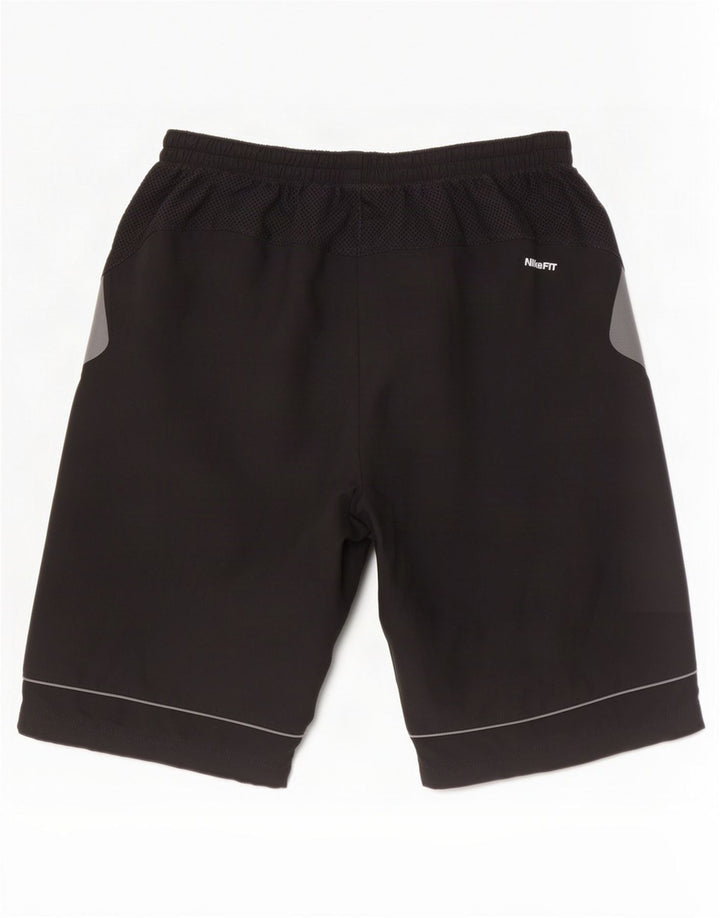 Nike Herren-Sportshorts, Größe S, Schwarz, Colourblock-Polyester