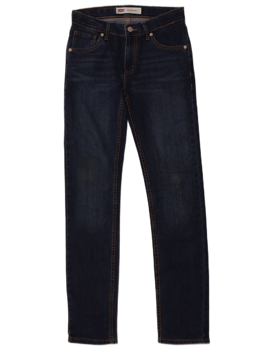 LEVI'S Jungen 510 Skinny Jeans 15–16 Jahre W28 L30 Marineblaue Baumwolle