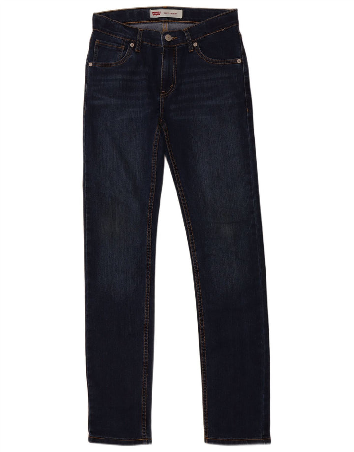 LEVI'S Jungen 510 Skinny Jeans 15–16 Jahre W28 L30 Marineblaue Baumwolle