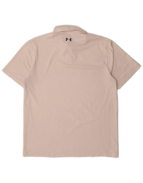 Under Armour Herren Poloshirt Large Weiß