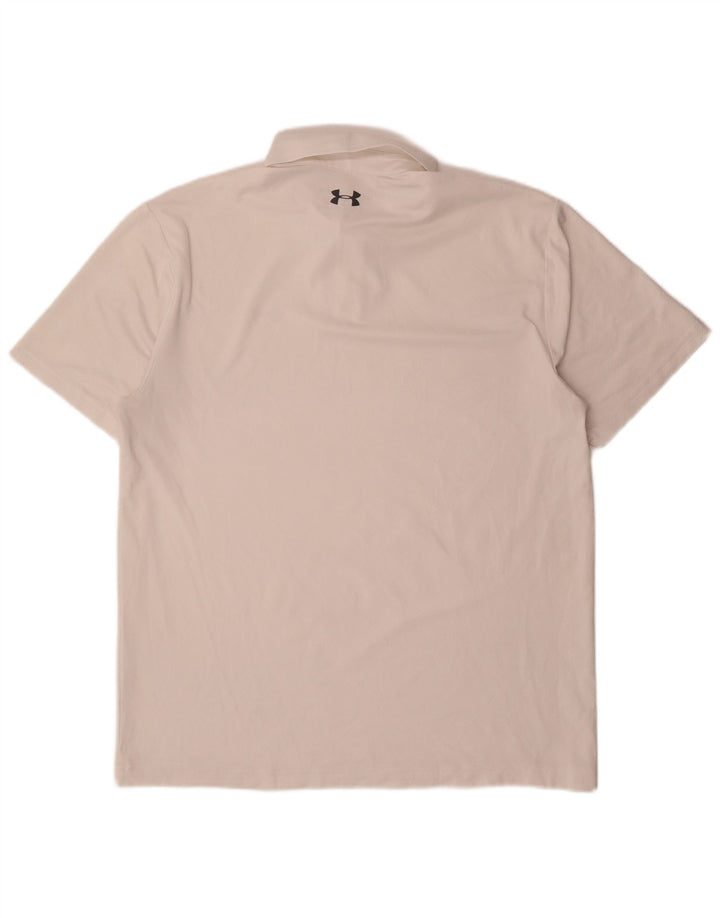 Under Armour Herren Poloshirt Large Weiß