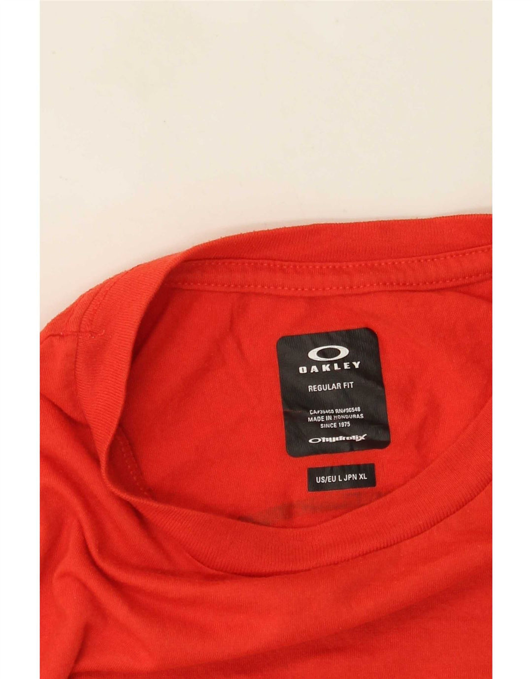 Oakley Herren-T-Shirt mit normaler Passform, Grafik, Größe L, Rot