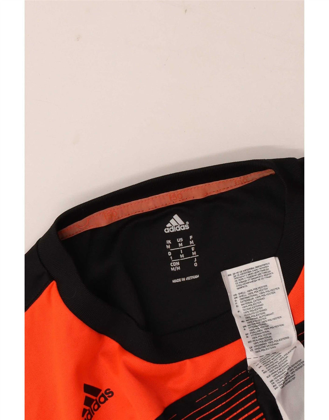 Adidas Herren Grafik-T-Shirt-Oberteil Mittelschwarzes Colourblock-Polyester