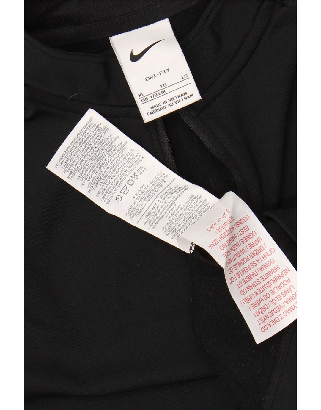 NIKE Dri Fit Graphic Pullover-Trainingsanzug für Jungen, 13–14 Jahre, XL, Schwarz