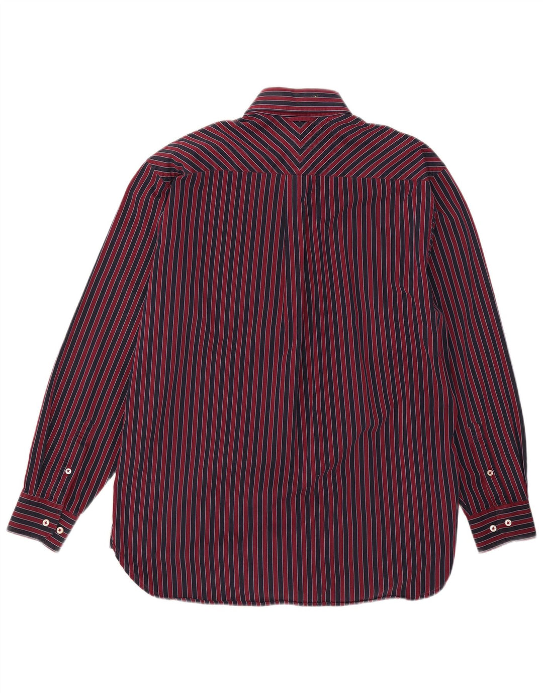 Tommy Hilfiger Herrenhemd, klein, rot gestreift, Baumwolle