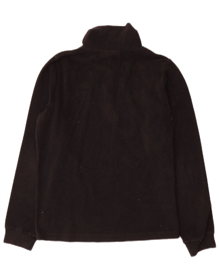 Lotto Herren-Fleecepullover mit Reißverschluss am Hals, Größe S, Schwarz