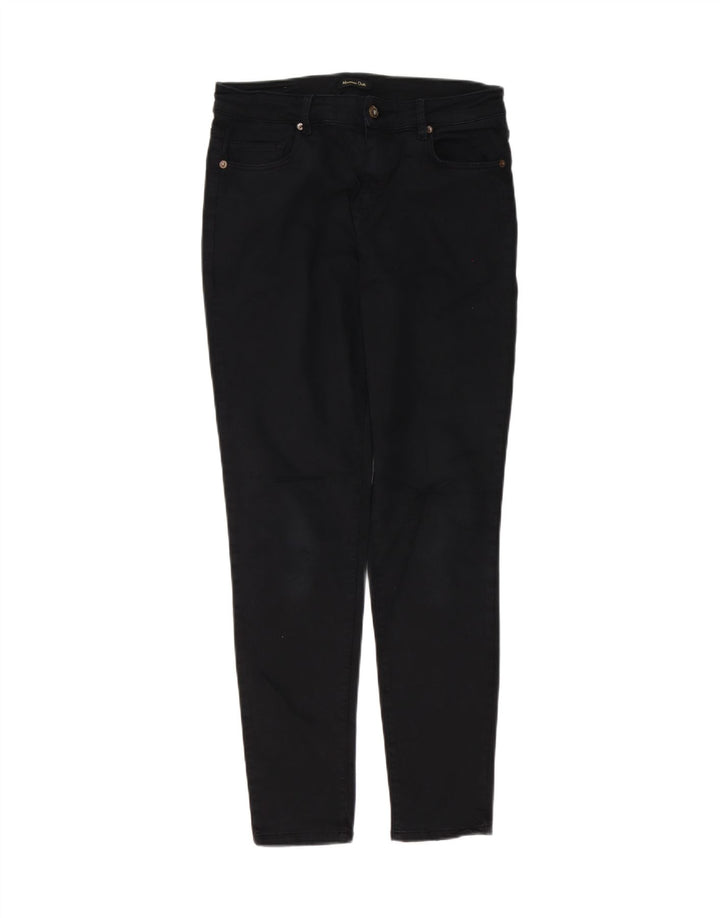 Massimo Dutti Damen Skinny Jeans EU 40 Medium W30 L29 Schwarze Baumwolle