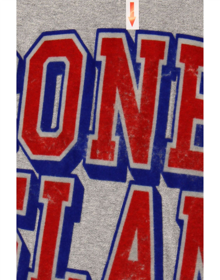 Franklin Marshall Herren-T-Shirt mit Grafik, mittelgraue Baumwolle