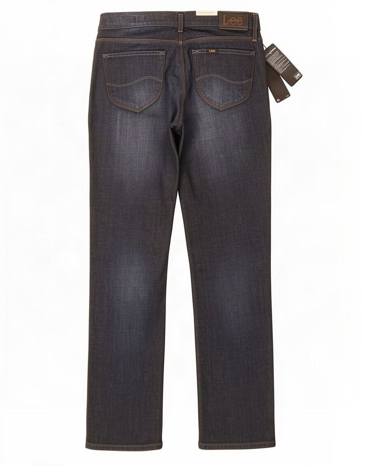 Lee Damen Lynn Slim Jeans W26 L33 Marineblaue Baumwolle