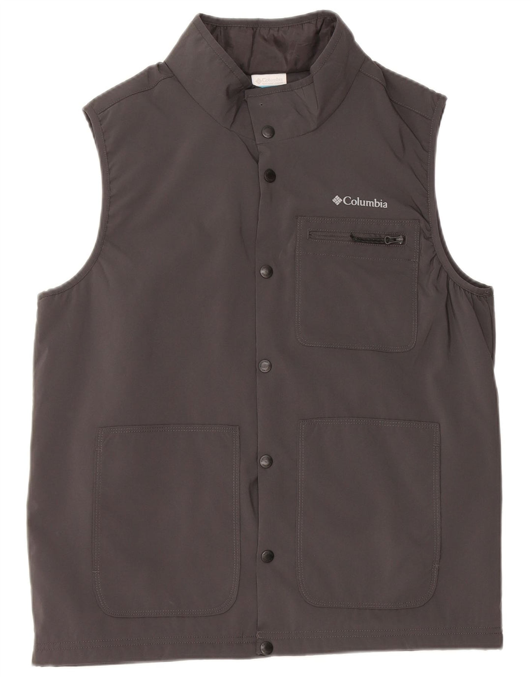 Columbia Herren Utility Gilet UK 38 Mittelgraues Polyester