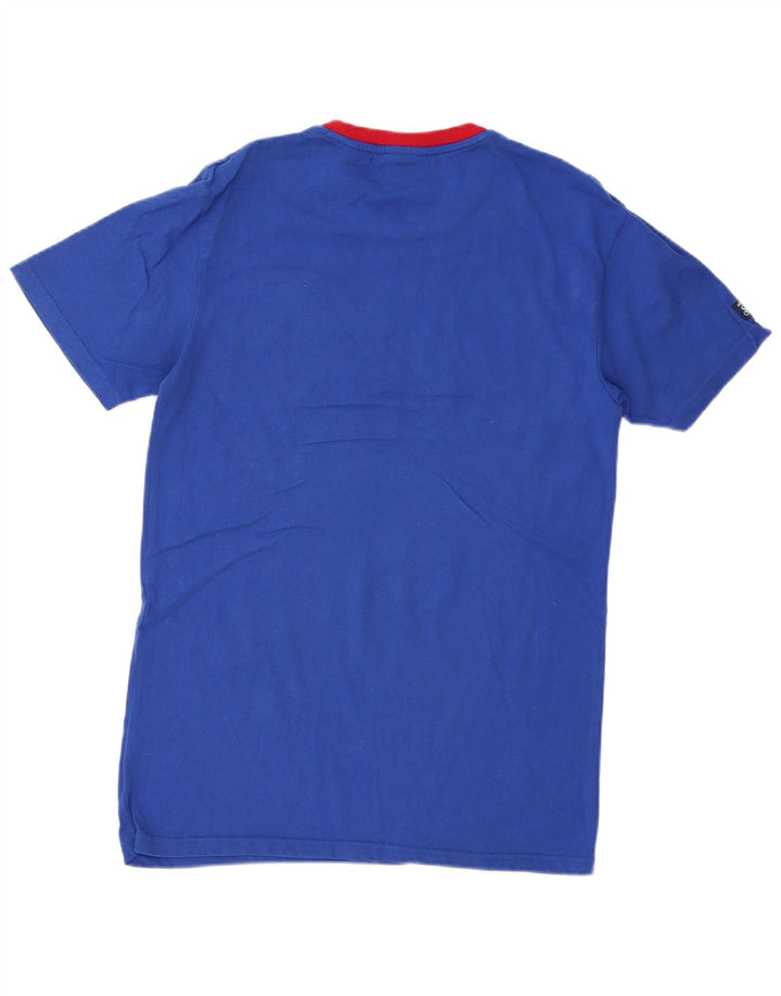 Superdry Herren Grafik-T-Shirt-Oberteil, Größe S, Blau, Baumwolle
