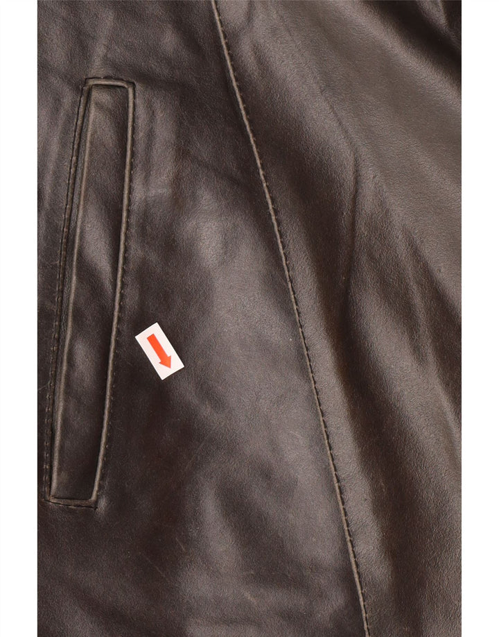 SORBINO Herren Lederjacke UK 42 XL Grau