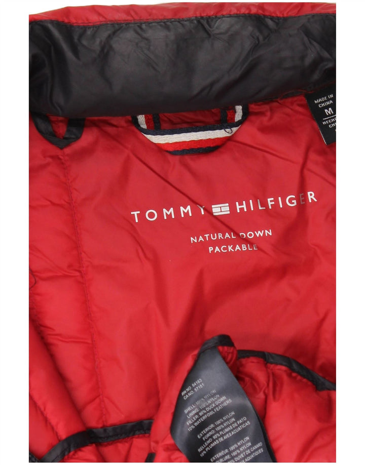 Tommy Hilfiger Herren Wattierte Jacke UK 38 Medium Navy Blue Colourblock