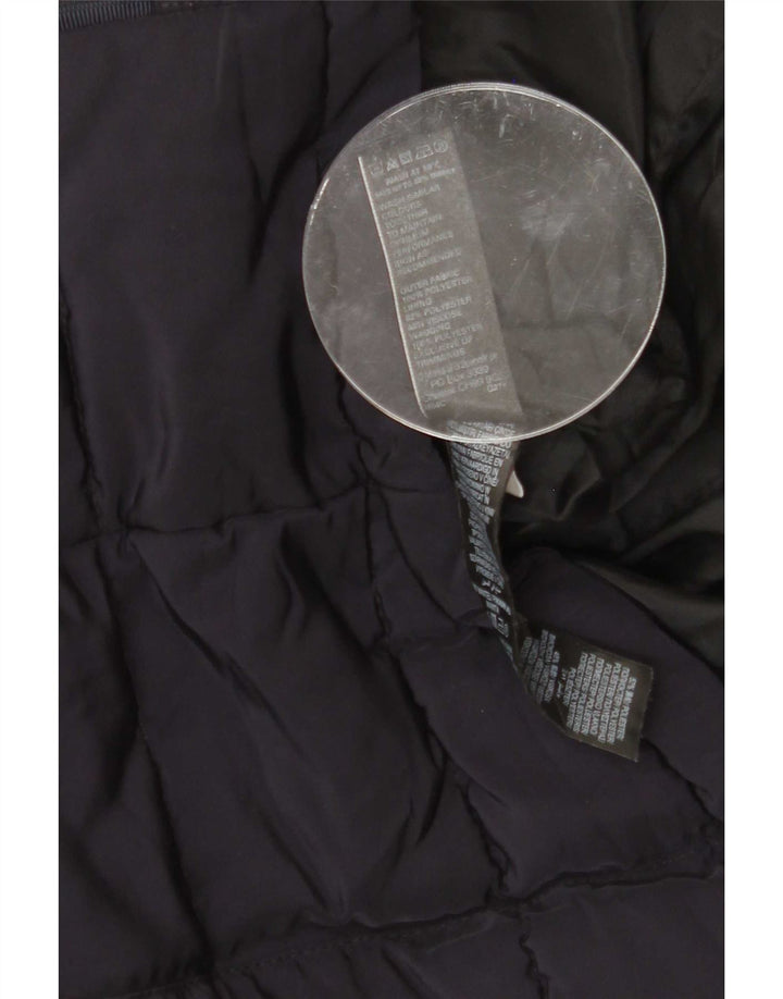 Marks & Spencer Wattierte Damenjacke mit Kapuze, UK 12, Mittelmarineblau