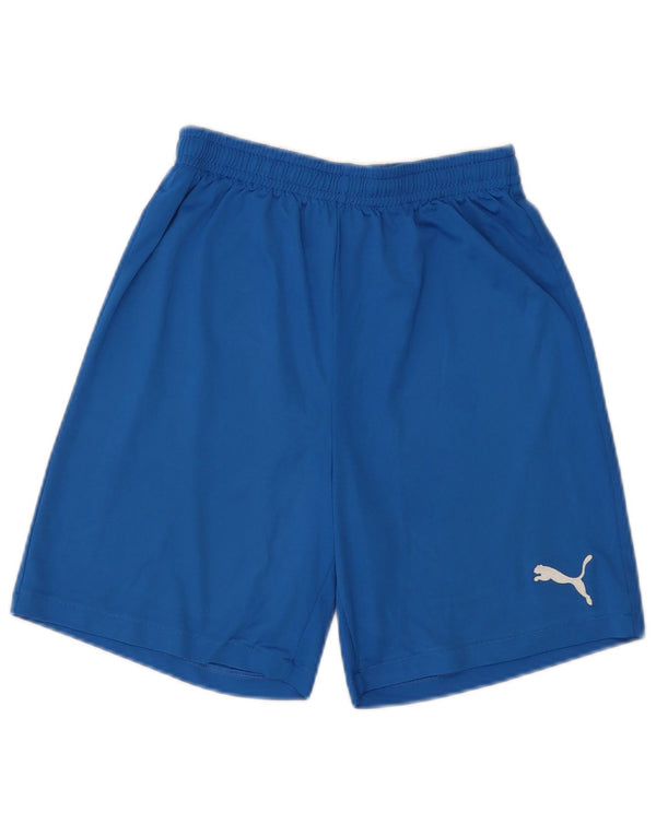 Puma Mens Sport Shorts Small Blue Polyester