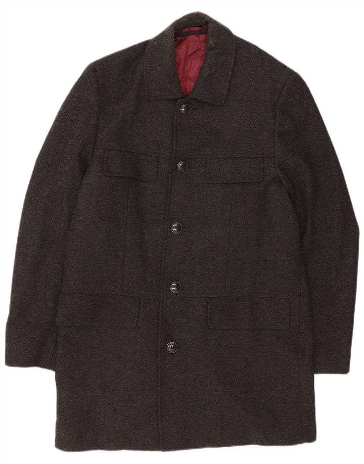 Pierre Cardin Herrenmantel UK 38 Mittelgrau