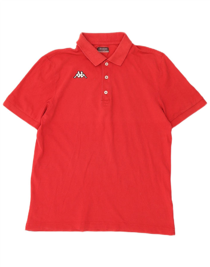 Kappa Herren Poloshirt Large Rot