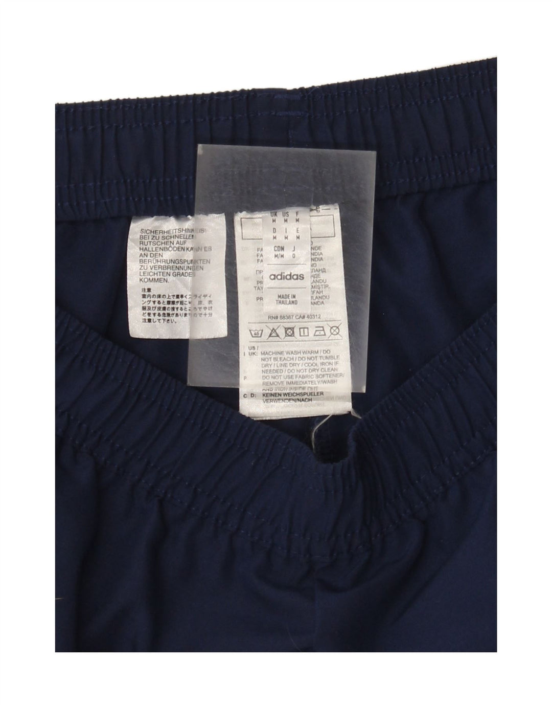 Adidas Herren-Trainingshose, Mittelblau, Polyester