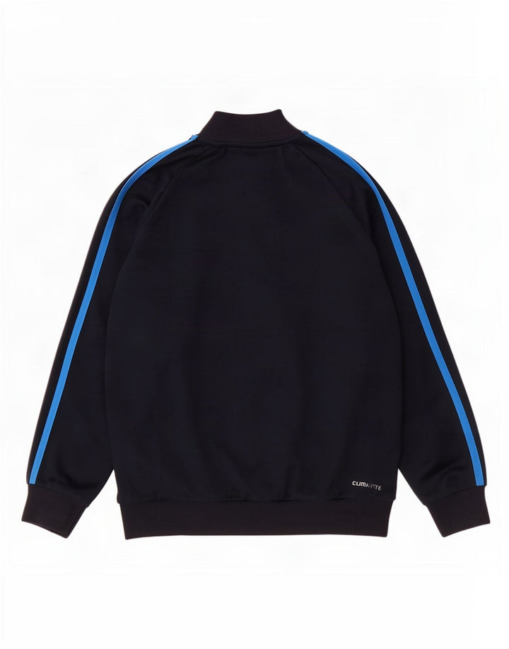 Adidas Jungen Clima 365 Trainingsanzug Top Jacke 7-8 Jahre Marineblau Polyester