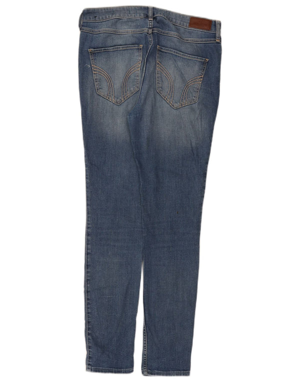 Hollister Damen High Rise Skinny Jeans US 7 Medium W28 L28 Blaue Baumwolle