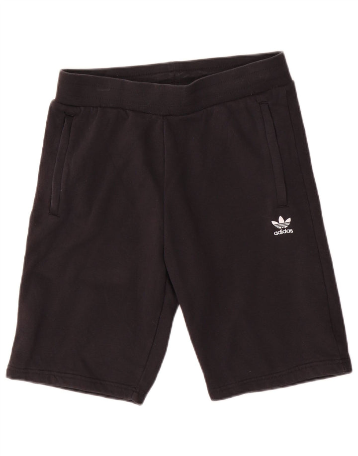 ADIDAS Sportshorts für Jungen, 13–14 Jahre, schwarze Baumwolle